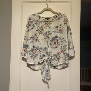 Forever 21 Flowy Floral Blouse